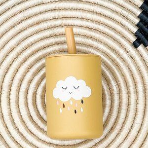 MINI Toddler Cup with Straw- Fun Mini Silicone Training Tumbler for Baby